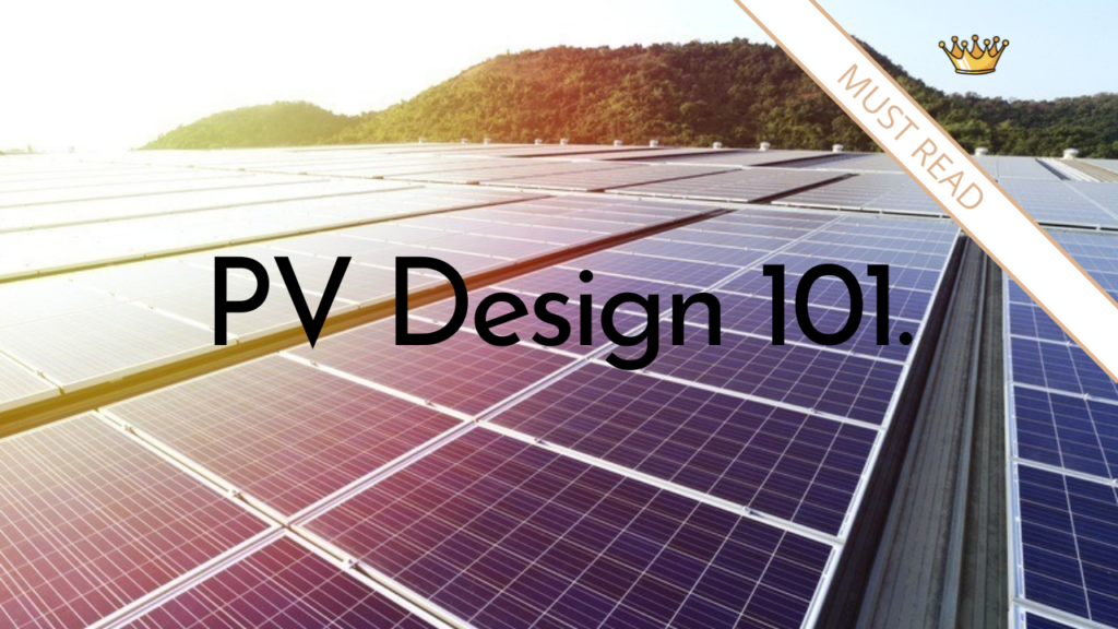 PV Design 101