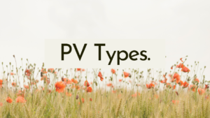 PV Types