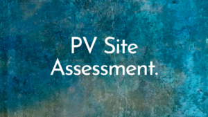 PV Site Assessment