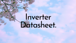 Inverter Datasheet