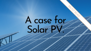 A case for Solar PV