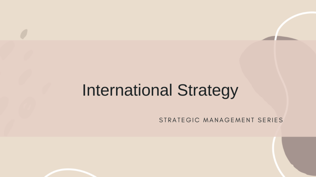 International Strategies